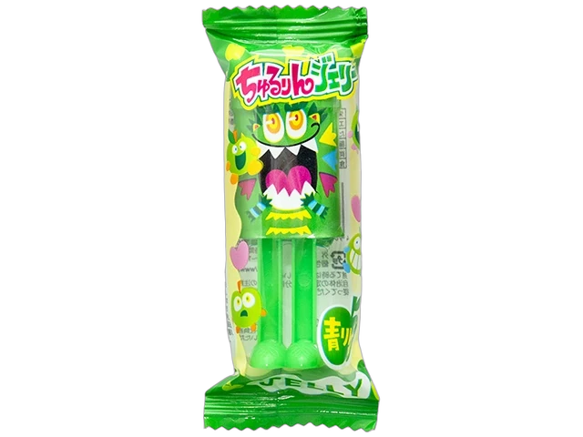 Yaokin Chururin Jelly Green Apple Flavor