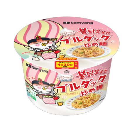Cream Carbonara Buldak Stir-Fried Noodles BIG