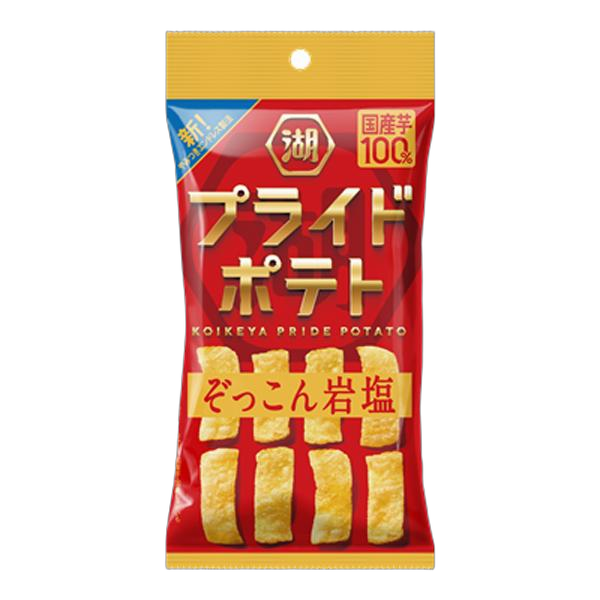 Koikeya Slim Pride Potato Bites with Rock Salt