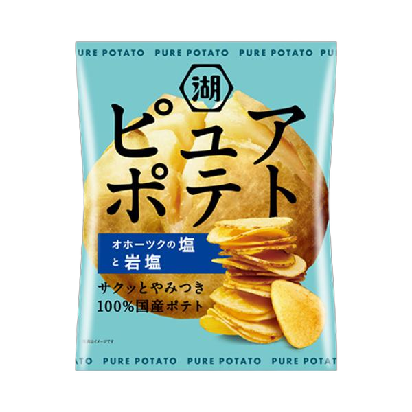 Koikeya Pure Potato Okhotsk Sea Salt and Rock Salt