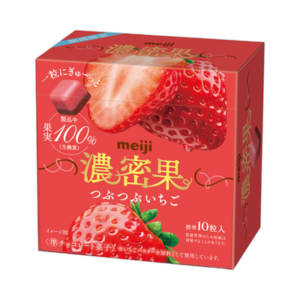 Meiji Rich Strawberry with Fruit Pieces